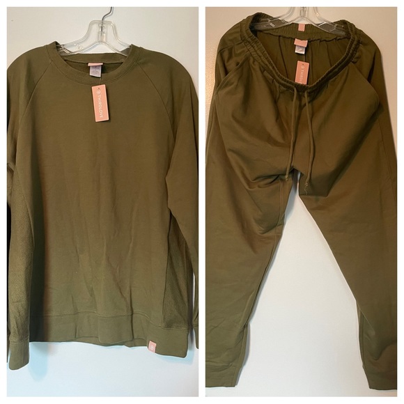 ThirdLove Tops - ThirdLove Olive Green Weekend Terry Set XL